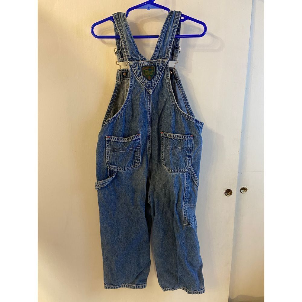 Classic Baby Gap The Perfect Fit 3xl 3t‎ denim overalls
